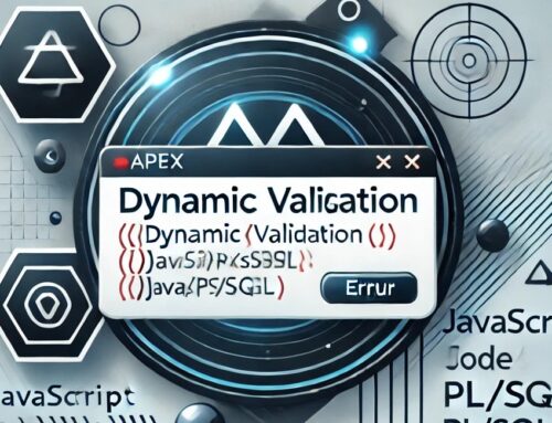 Customizing Validations in Oracle APEX: Overriding Rules with JavaScript